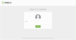Desktop Screenshot of my.loopup.com